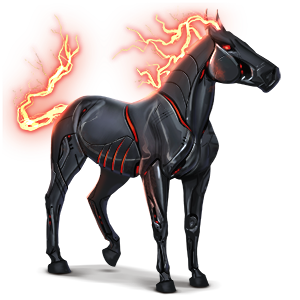 riding horse crazy robot