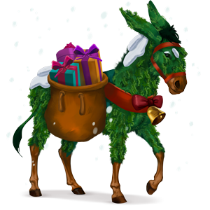 divine horse feliz navidad