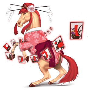divine horse hanafuda