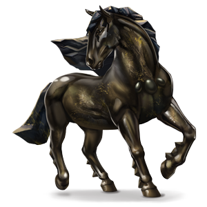 divine horse obsidian