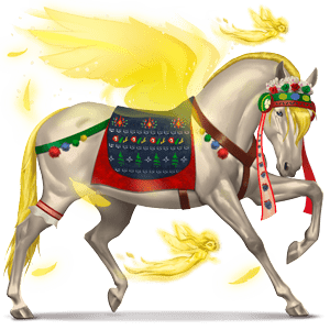 divine horse veselé vánoce